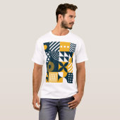 Universeel patroon: behang, textiel, Web. T-shirt (Voorkant volledig)