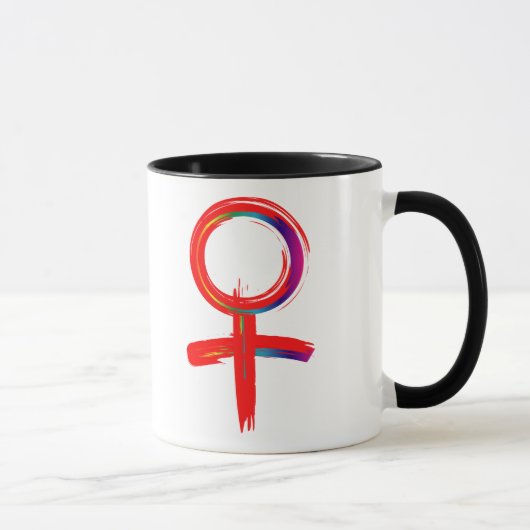 Universeel symbool voor Vrouwen Mok (Rechts)
