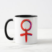 Universeel symbool voor Vrouwen Mok (Links)