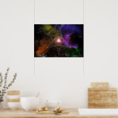 Universele asstrobiologische panspermie aanwezighe poster (Keuken)