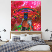 Universele Boodschap Canvas Afdruk (Insitu (Slaapkamer))