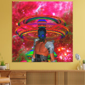 Universele Boodschap Canvas Afdruk (Insitu (Woonkamer))