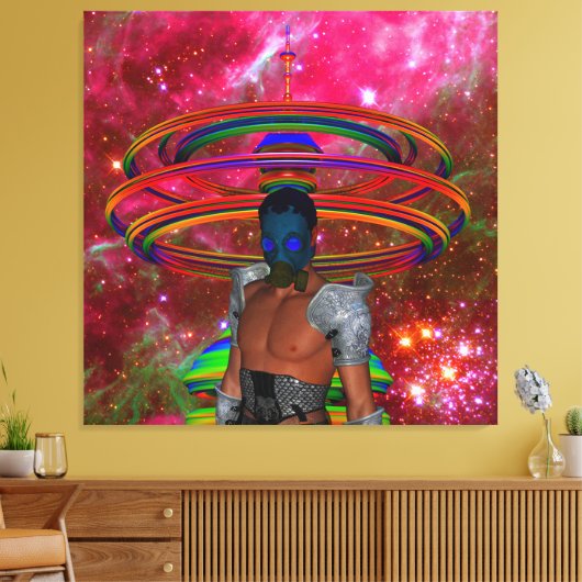 Universele Boodschap Canvas Afdruk (Insitu (Woonkamer))