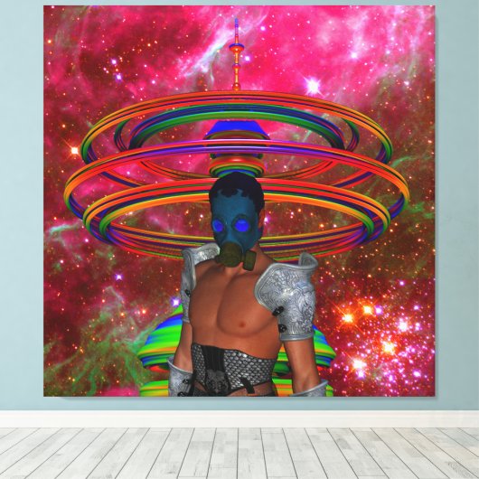 Universele Boodschap Canvas Afdruk (Insitu (Houten vloer))