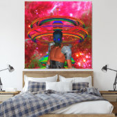 Universele Boodschap Canvas Afdruk (Insitu (Slaapkamer))