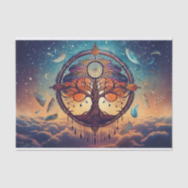 Universele Boom van het Leven, In de Wolken Tissuepapier