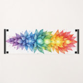 Universele Chakra Yogamat – Regenboog Energie (Voorkant (horizontaal))