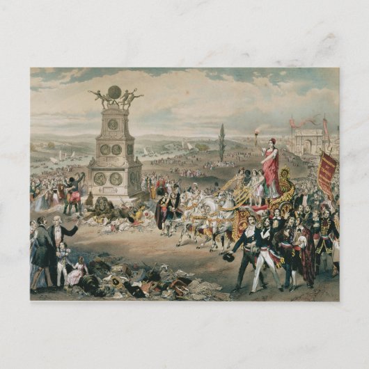 Universele Democratische Republiek Briefkaart (Voorkant)