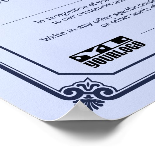 Universele erkenning voor werknemers, vrijwilliger poster (Hoek)