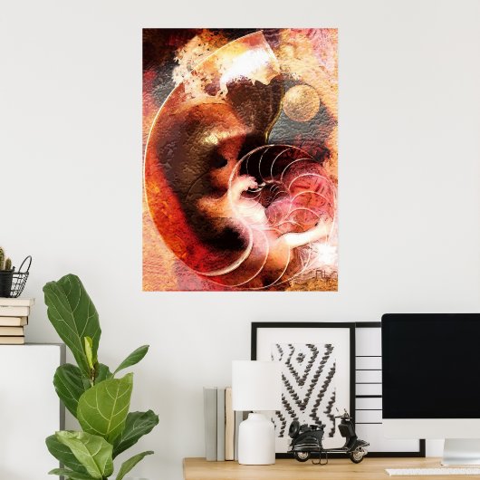 Universele geboorte poster (Thuiskantoor)