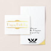 Universele geboorteherkenning van werknemers folie kaarten (Display)