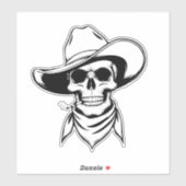 Universele Halloween Skelet Sticker (Vel)