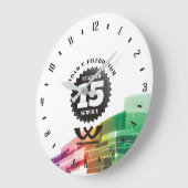 Universele herdenkingscadeau voor werknemers grote klok (Hoek)