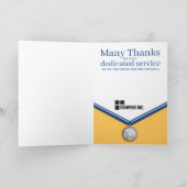 Universele jubileumherkenningskaart voor werknemer kaart (Binnen)