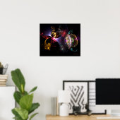 Universele kaart (20x16) poster (Thuiskantoor)
