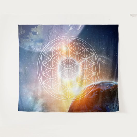 Universele levensloop wandkleed (Voorkant (horizontaal))