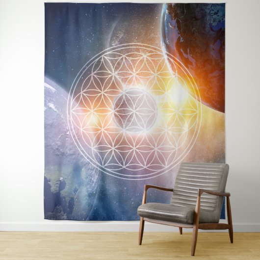 Universele levensloop wandkleed (In situ)