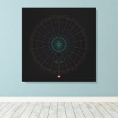 universele liefde canvas afdruk (Insitu (Houten vloer))