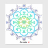 Universele Liefde Mandala Sticker (Vel)