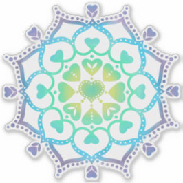 Universele Liefde Mandala Sticker