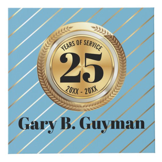 Universele mijlpaal werknemer jubileum award club kubus (Voorkant)