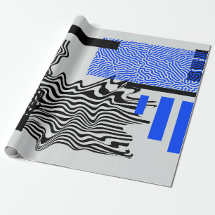 Universele moderne geometrische vormen ingesteld. cadeaupapier
