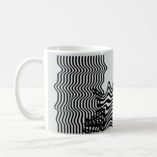 Universele moderne geometrische vormen ingesteld.  koffiemok
