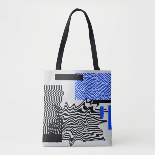 Universele moderne geometrische vormen ingesteld.  tote bag (Voorkant)