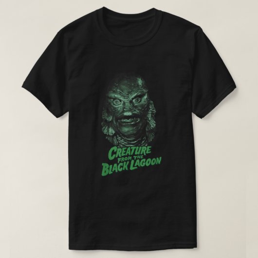 Universele monsters van de zwarte lagune t-shirt (Design voorkant)