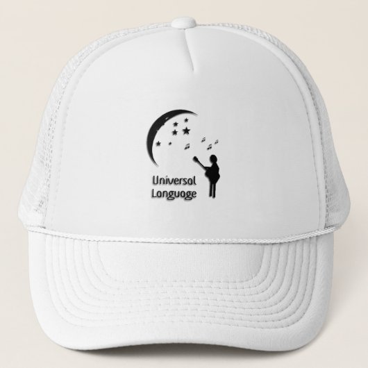 Universele Muziekontwerp Trucker Pet (Voorkant)