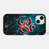 Universele OM Hum iPhone 15 Case (Achterkant horizontaal)