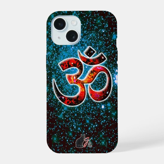Universele OM Hum iPhone 15 Case (Achterkant)