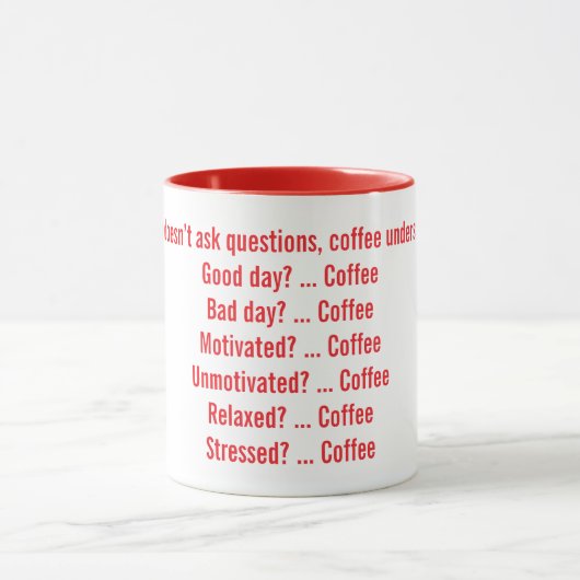 Universele Oplossing Koffie Liefhebber Mok (Midden)
