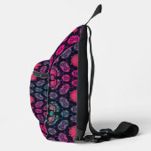 Universele symmetrie wiel roze sling bag (Rechts)