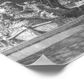 Universele tentoonstelling van de Eiffeltoren Poster (Hoek)