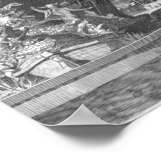 Universele tentoonstelling van de Eiffeltoren Poster (Hoek)