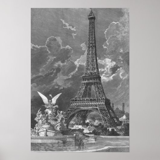 Universele tentoonstelling van de Eiffeltoren Poster (Voorkant)