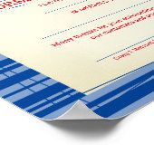 Universele verklaring van erkenning van werknemers poster (Hoek)