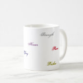 Universele Witte 330ml Klassieke Witte Mok (Voorkant rechts)