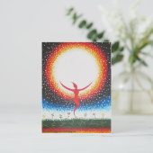 Universele wortels briefkaart (Staand voorkant)