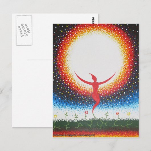 Universele wortels briefkaart (Voorkant / Achterkant)