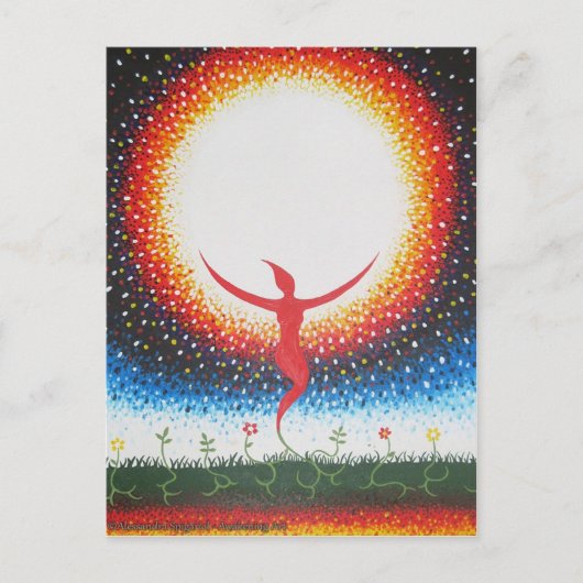 Universele wortels briefkaart (Voorkant)