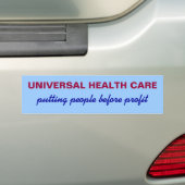 Universele Zorg Bumpersticker (Op auto)
