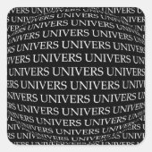 UNIVERSEN VIERKANTE STICKER (Voorkant)