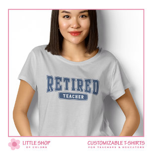 Universitair Aanpasbaar Gepensioneerd Docent T-shirt