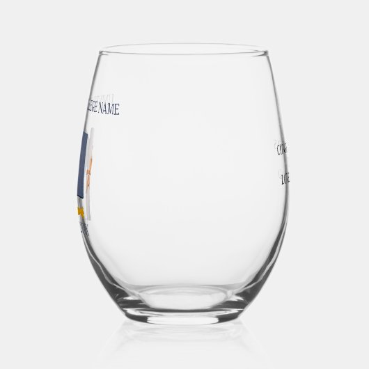 Universitair Afstuderen Stemless wijnglas Wijnglas Zonder Voet (Links)