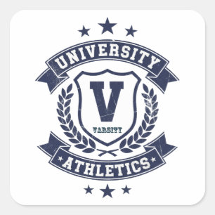 Universitaire Atletiek – Eer van Universitaire Spo Vierkante Sticker