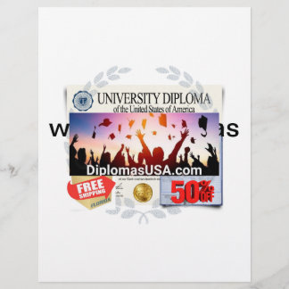 universitaire diploma letterhead briefhoofd