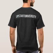Universitaire donkere T-Shirt uploaden (Achterkant)
