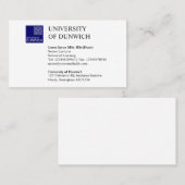 Universitaire stijl v2 visitekaartje (Voorkant / Achterkant)